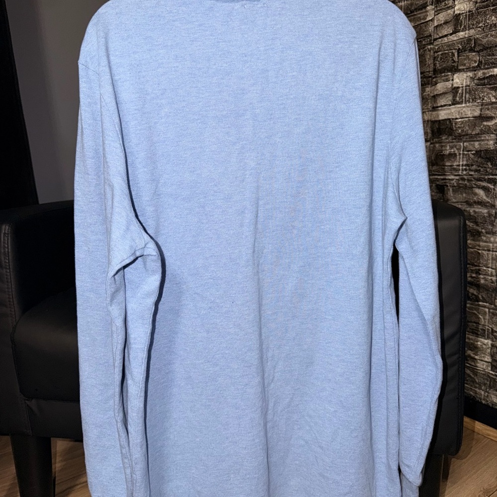Polo Ralph Lauren Classic Fit Long Sleeve Polo Shirt – Light Blue – Size S - Picture 7 of 8